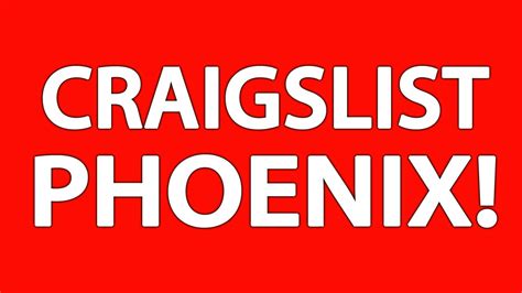 phoenix craigslist for sale by owner